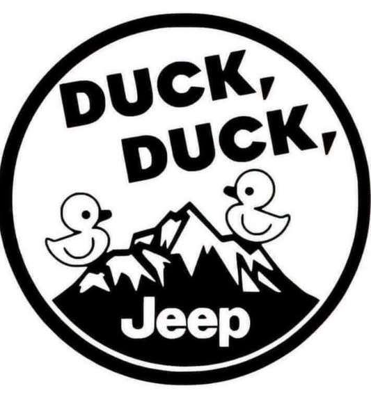 Duck Duck Jeep Decal
